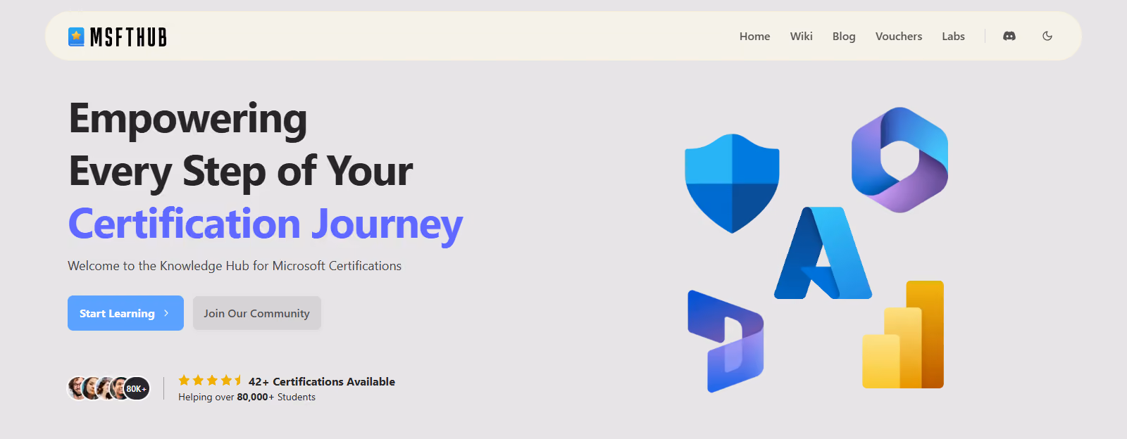 New MSFThub Page Design